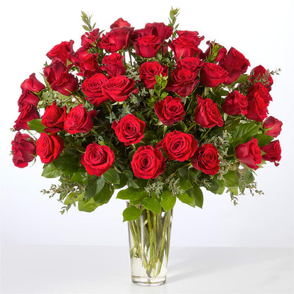 Forever Yours Fifty Stem Red Rose Bouquet –  Family Fare Supermarkets #3785, Omaha NE